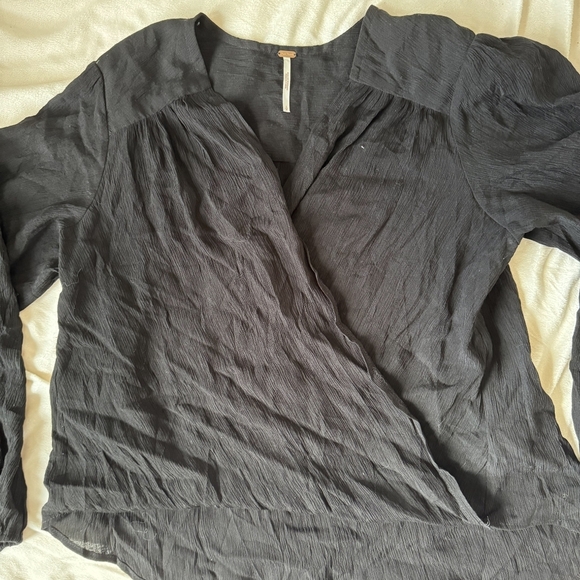 Free People Check On It Wrap Top - Picture 5 of 8